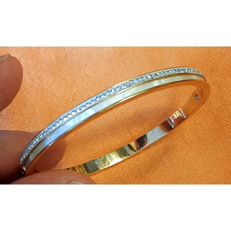 gelang titanium wanita/perhiasan wanita/aksesoris wanita titanium