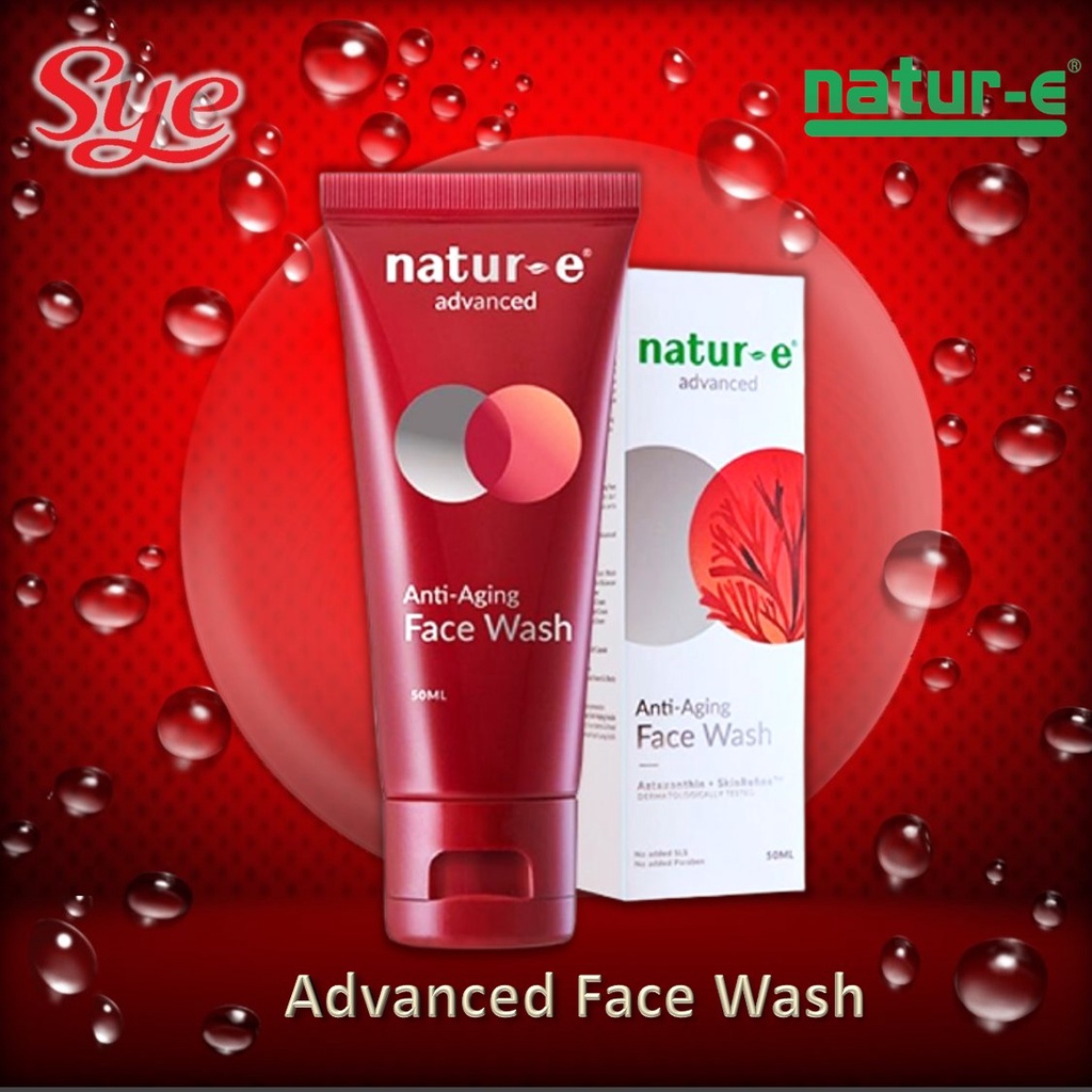 BPOM NATUR-E ADVANCED ANTI-AGING FACE WASH / NATUR E ANTI AGING / SYE