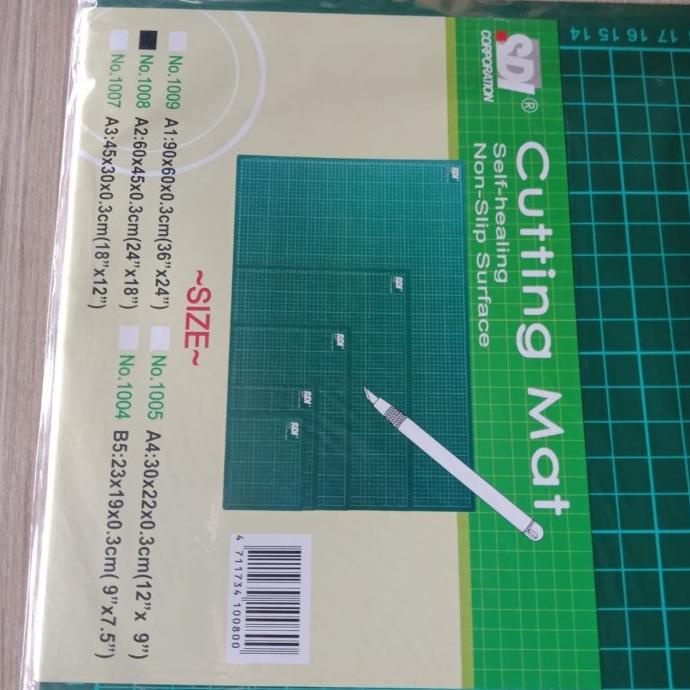 

Cutting Mat A2 Sdi 60X45Cm Alas Potong Cutter 60 X 45 X 0.3 Cm Per Pcs Termurah