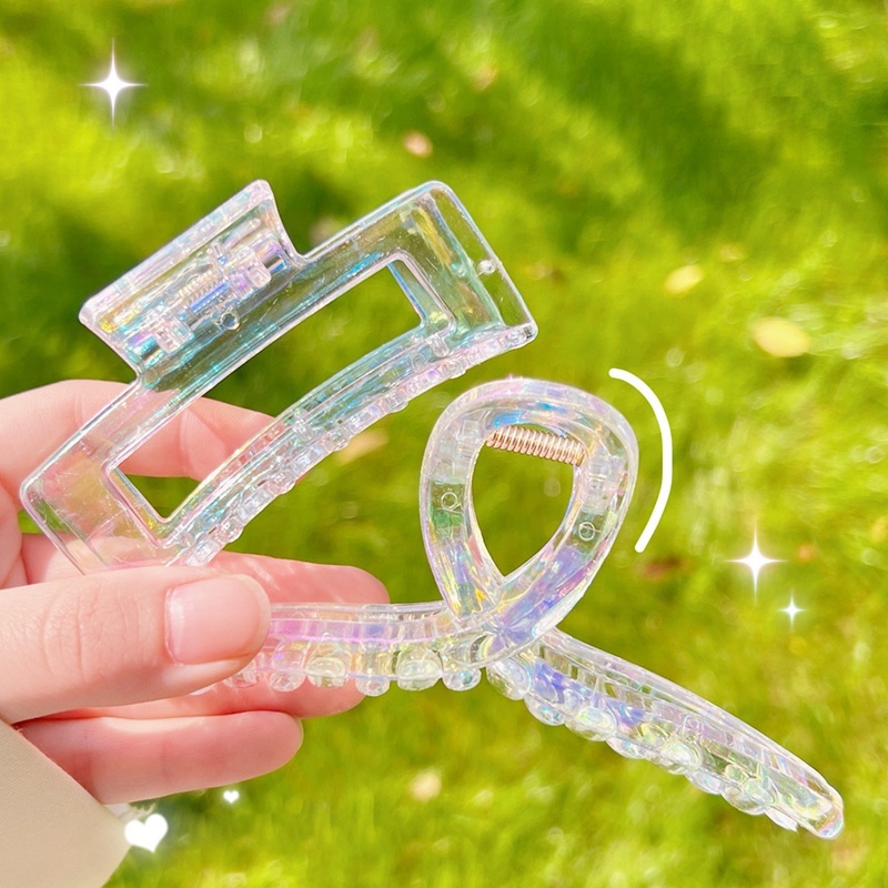 Jepit Rambut Transparan Anti Slip Untuk Wanita