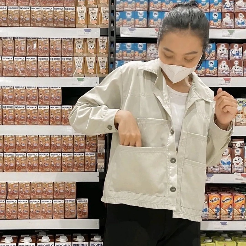 RAQUEL JACKET - JAKET WANITA - ATASAN OVERSIZE