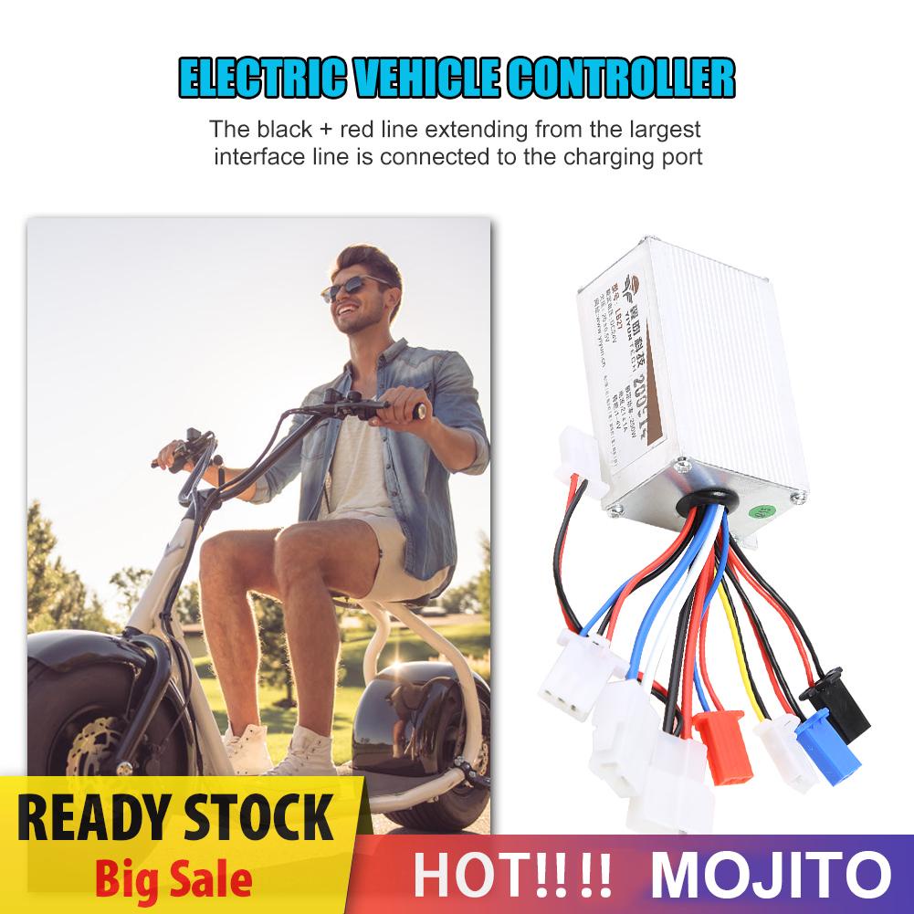 Brushed Controller 24v 250W Untuk Motor Skuter Elektrik