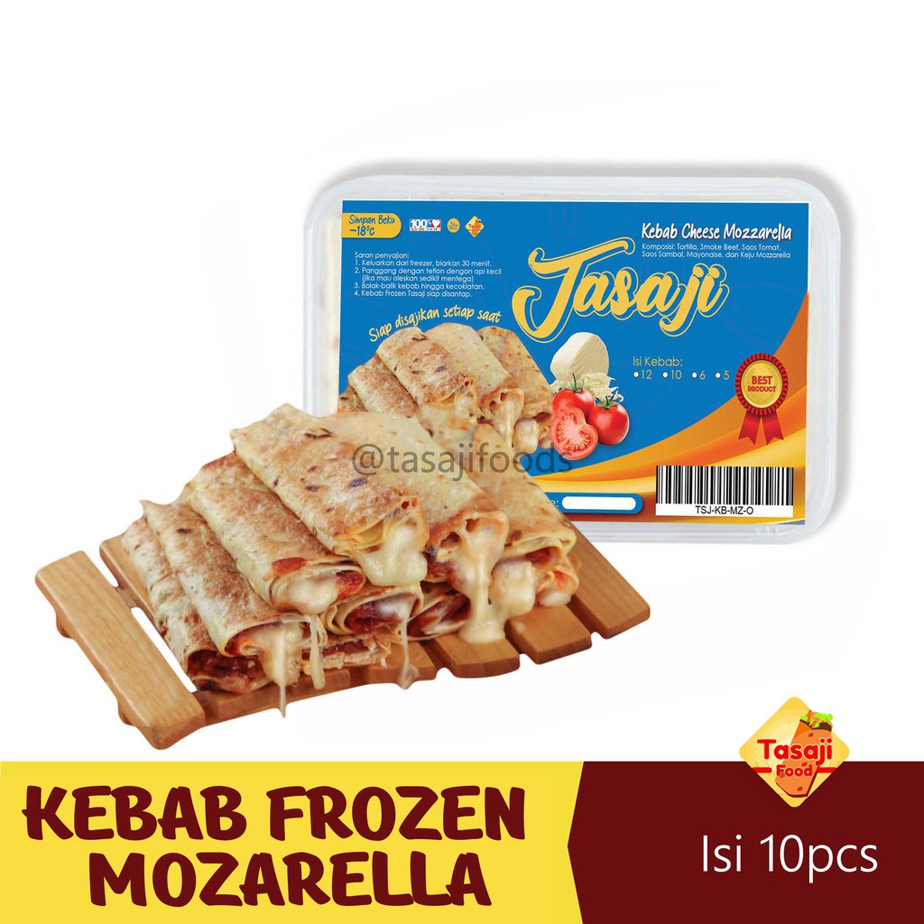 Moza Kebab Frozen Asli Mozarellanya isi 10