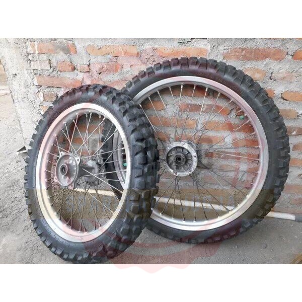 VELGSET VELG SET PELAK SET VELG SET RODA SER CROSS KLX BF TAKASAGO EXCEL ASIA ORI ASLI COPOTAN MOTOR