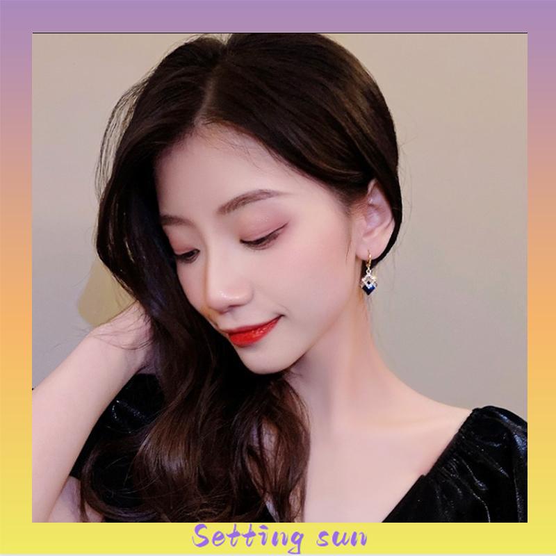 Rhombus bentuk minyak Drop anting-anting modis anting-anting High-end TN