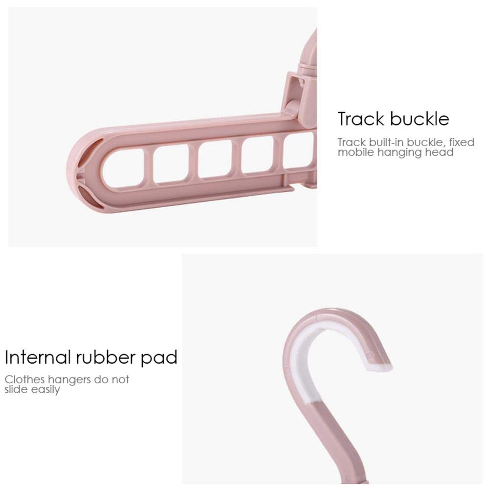 9 Holes Magic Rotatable Clothing Tie Hanger Hook Balcony Coat Hangers Plastic Wardrobe Storage Rack