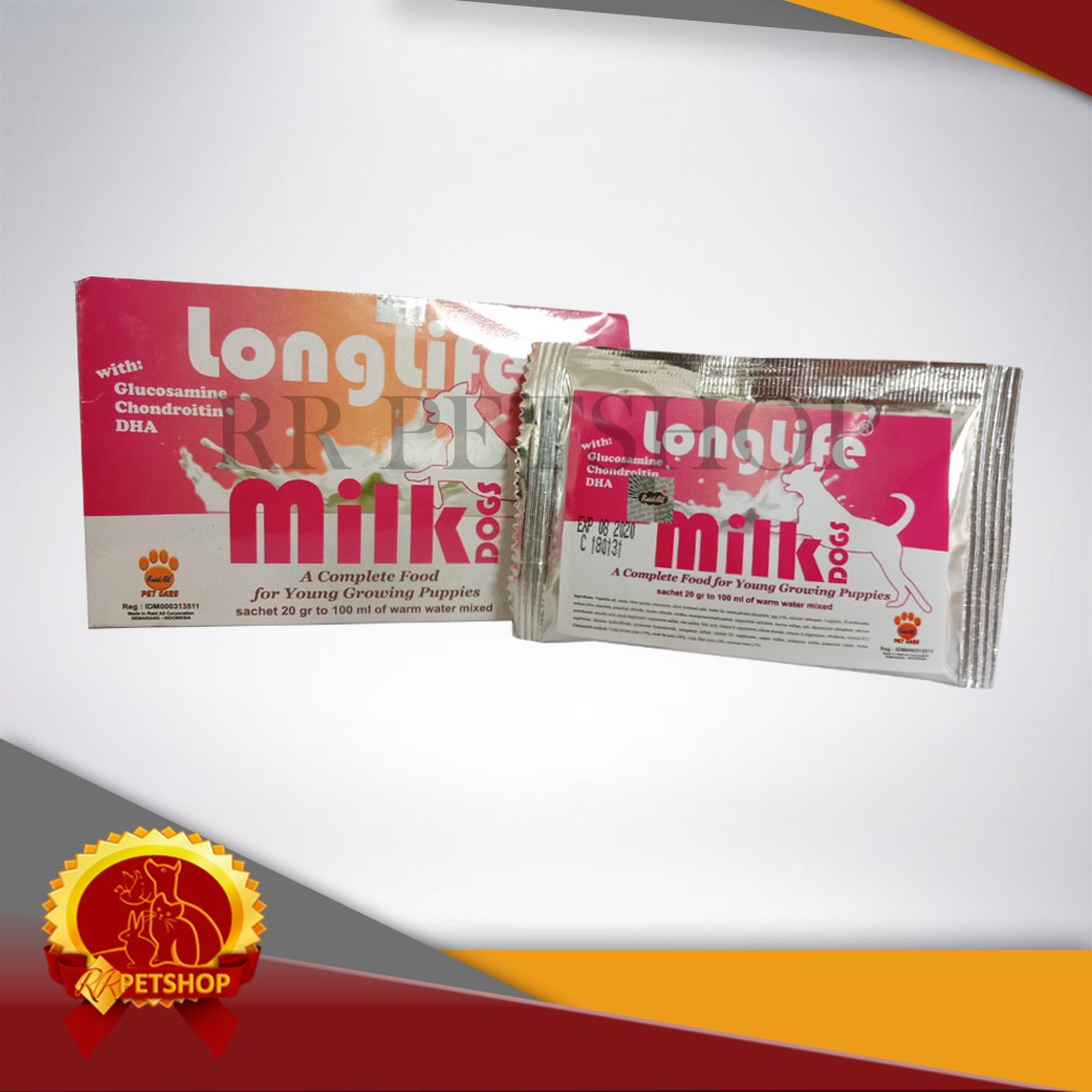 Susu Anjing Long Life Raid All / Dog Milk 20 Gram