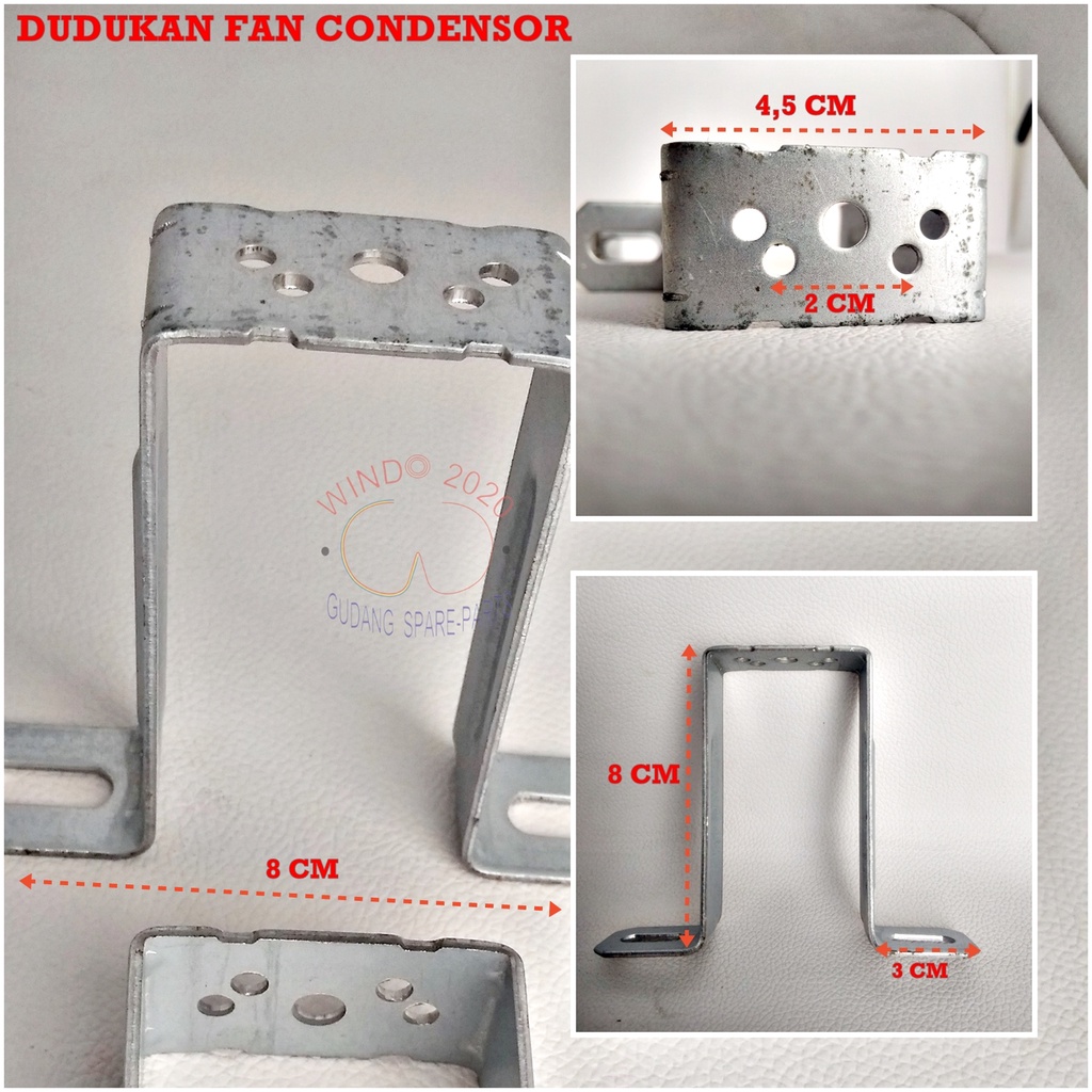 BRACKET MOTOR FAN CONDENSOR | DUDUKAN MOTOR FAN KONDENSOR | PLAT DUDUKAN KONDENSOR