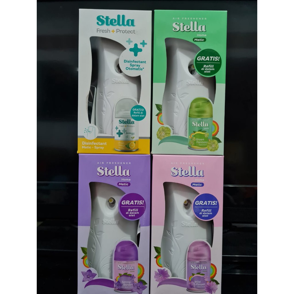 Dispenser Pengharum Ruangan Otomatis Alat Stella Matic + Refil