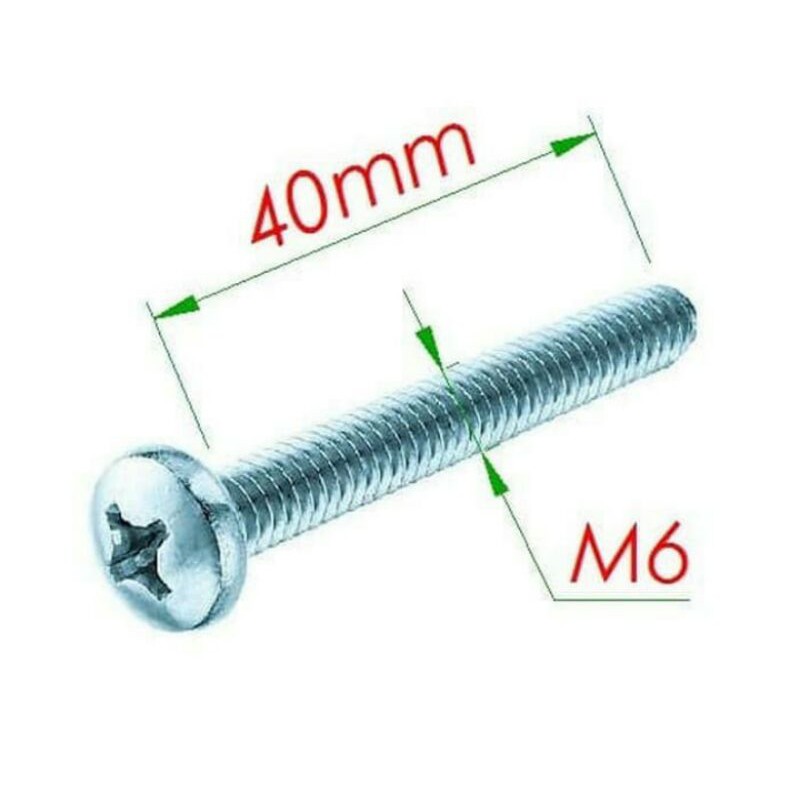 M6x40 BAUT JP / BAUT JP M6X40 / BAUT JP M6 X 40 / BAUT M 6X40 MM / BAUT JP M6 / BAUT JP 6 X 40 MM