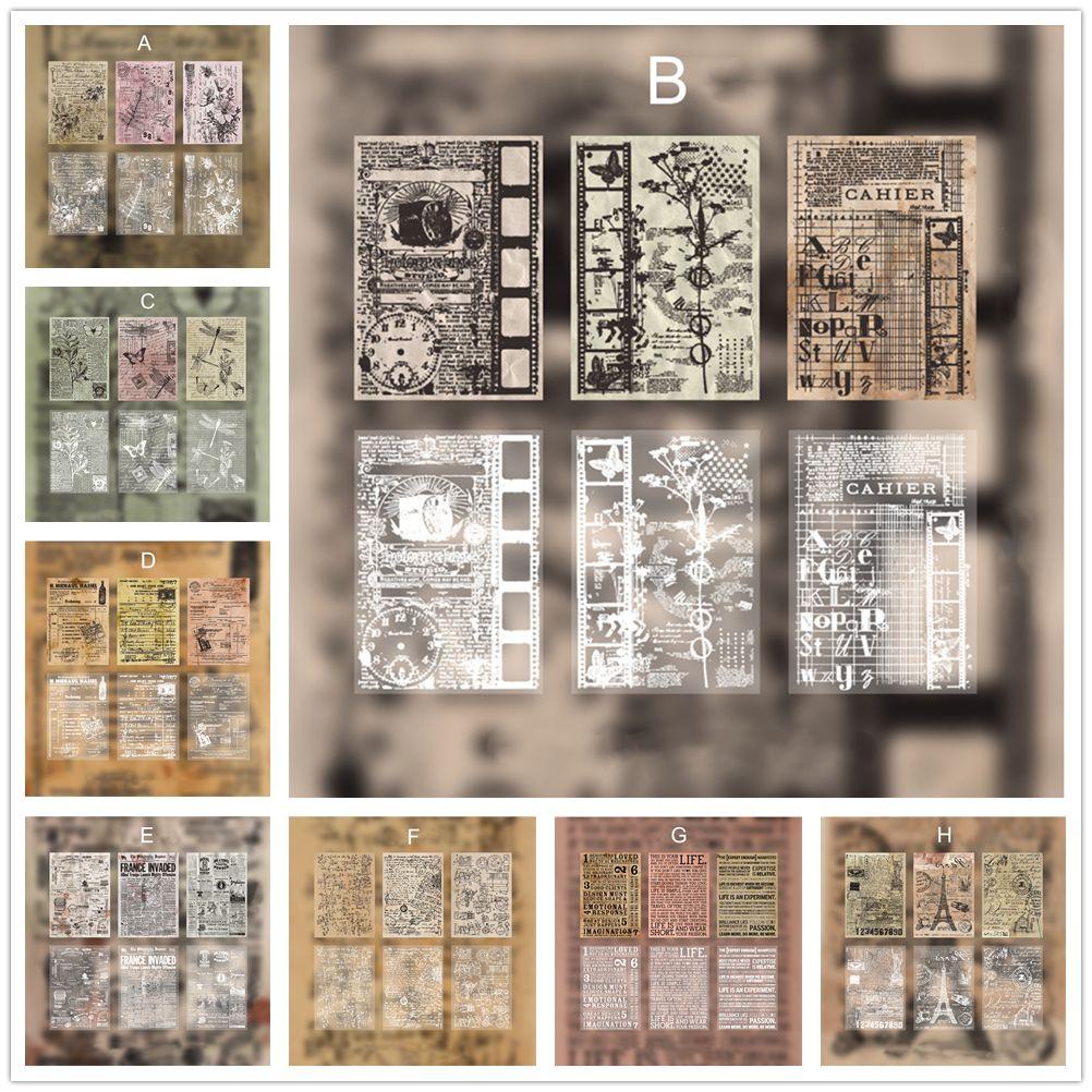 Suyo 30pcs Kertas Gaya Retro Untuk Diary / Jurnal