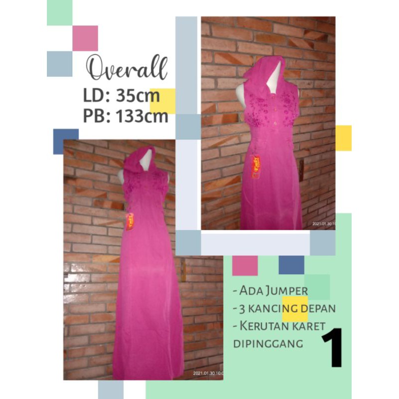 GAMIS REMAJA OVERALL JEANS MURAH