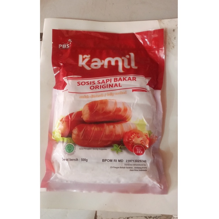 

FROZENFOOD SOSIS BAKAR KAMIL 500gr ISI 7