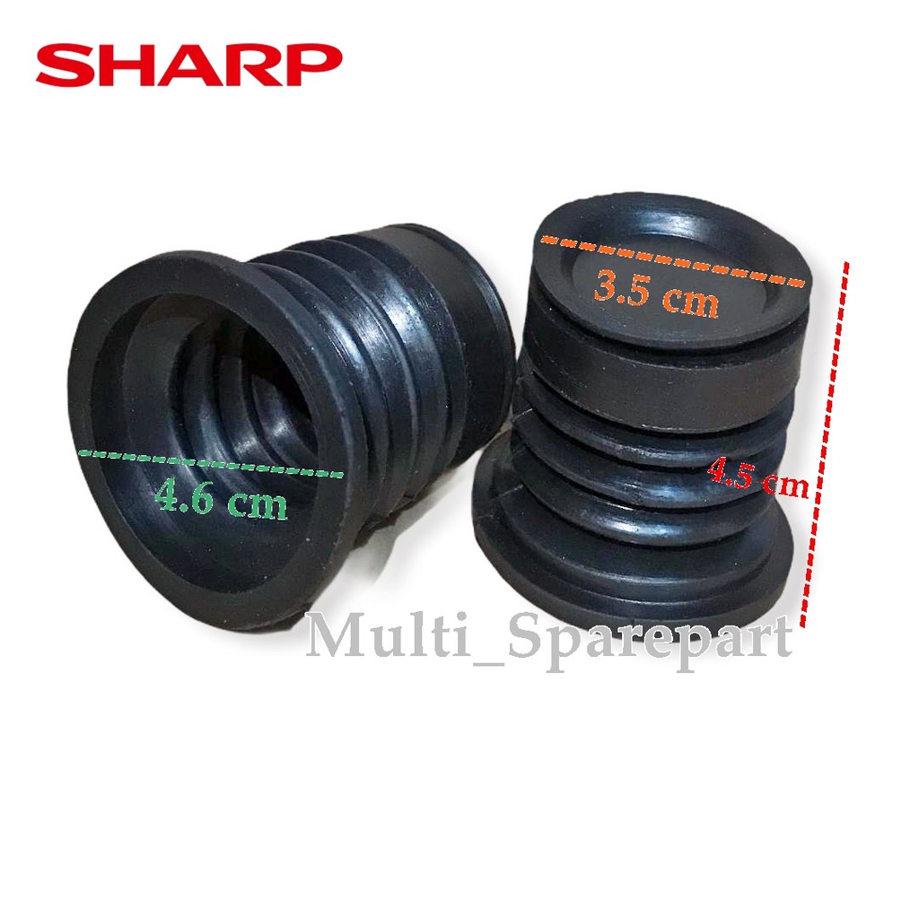 Seal Karet Pembuangan Mesin Cuci Sharp MULTI - Klep Karet Drain wash machine