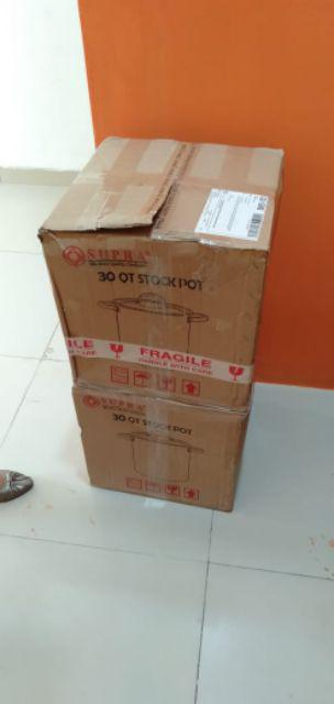 Supra Stainless Stockpot 30 Qt/ Panci Masak Jumbo [28.4 Liter]