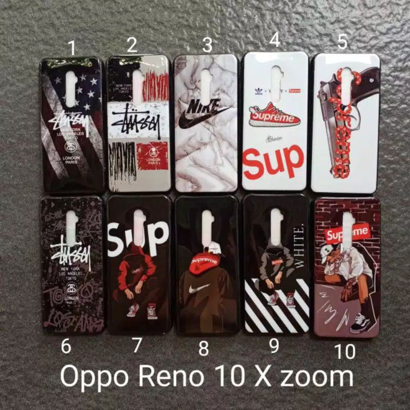 soft case Oppo Reno 10 X Zoom Gambar cowok motif brand softcase softsell silikon cover