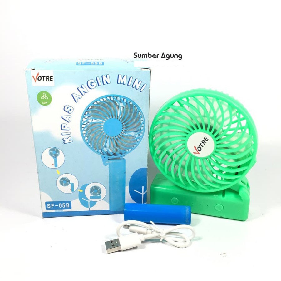 Kipas Angin Mini Votre SF05B Mini Fan Pegangan Portable Angin Kencang