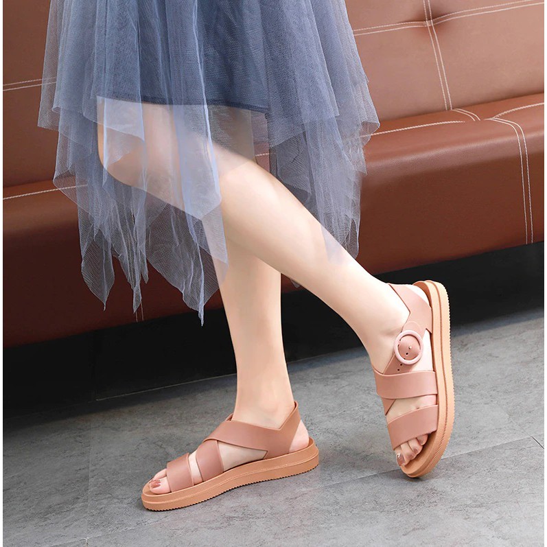 RYS - Jelly Waterproof Sandal Tali Karet Fashion Casual - Ori Import