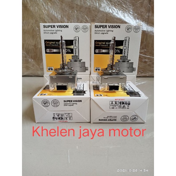Bohlam Lampu Headlamp D1S Xenon W204 W212 W221 W117 C200- Putih 4300K