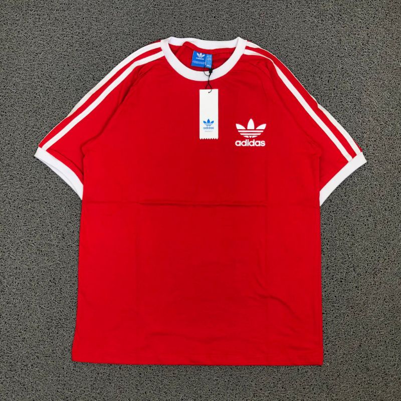 KAOS RINGER ADIDAS HIGH QUALITY CASUAL HYPE FASHION PRIA