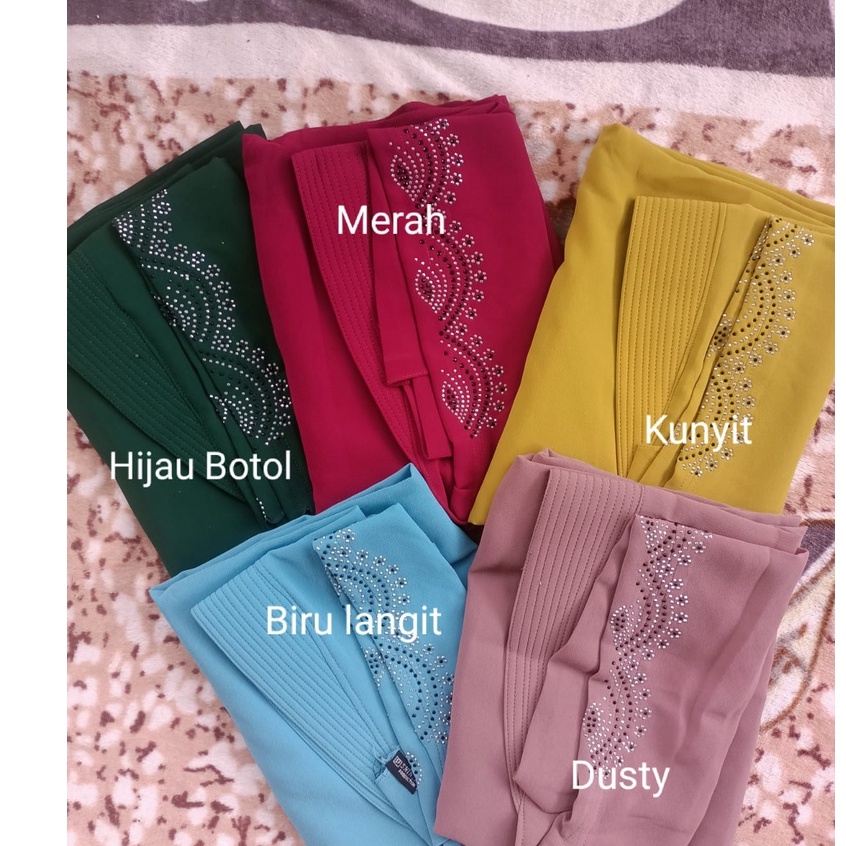 KERUDUNG BERGO KHIMAR PAYET jersy BABY DOLL MOTIF GELOMBANG 2 LAYER  JUMBO, TIDAK TEMBUS PANDANG DAN NYAMAN DI PAKAI &quot; TERLARISSS&quot;