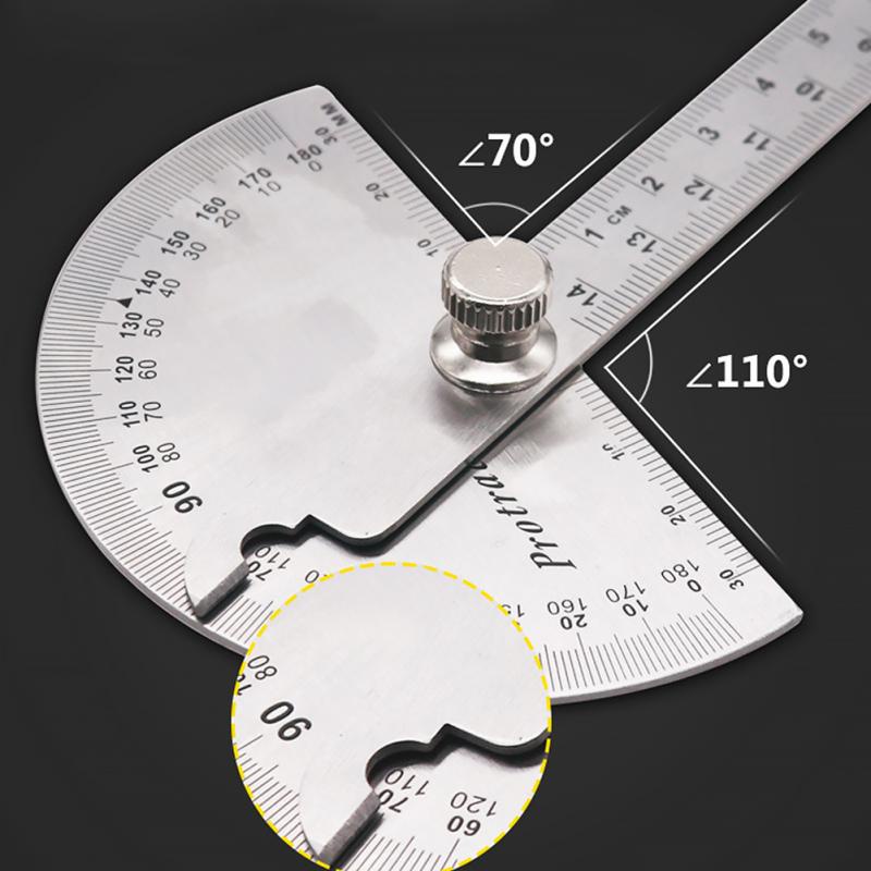 Protractor Penggaris Busur Derajat Measuring Ruler 14.5cm 180 Degree - PR180