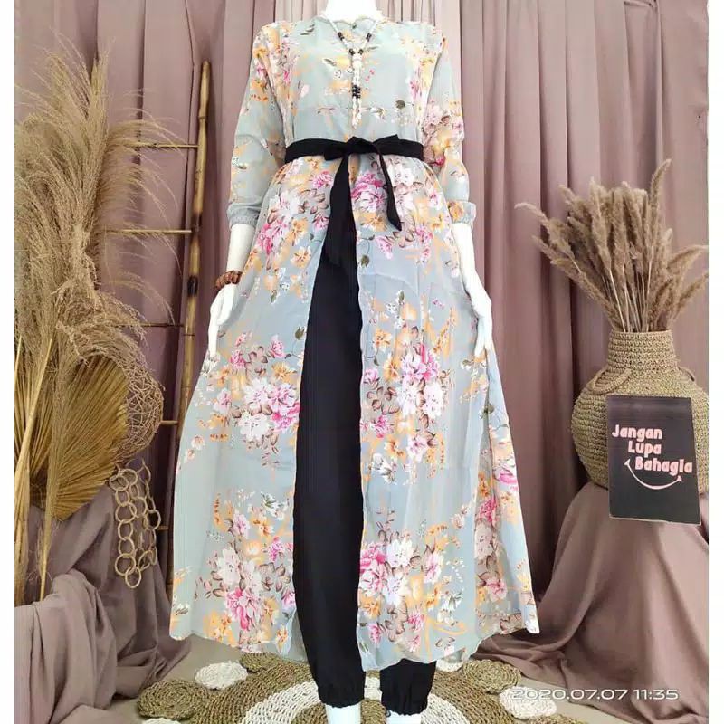 Jenny long tunik set monalisa // set monalisa // verni long tunik set