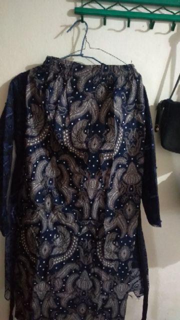 Maura Couple - Sania Ruffle Batik Couple Ori Ndoro Jowi Dnt Garansi Termurah Shopee Batik Couple