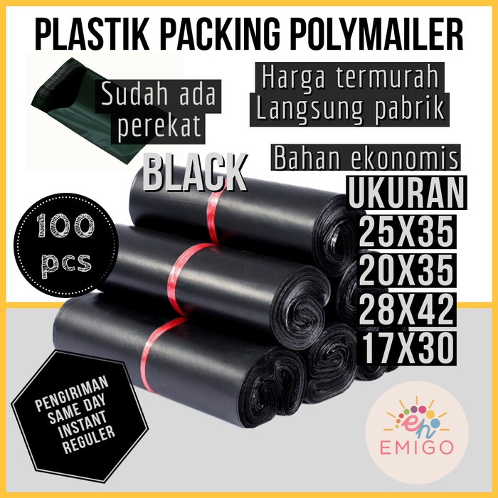 

Diskon Polymailer Amplop Lem Plastik Packing Instan (100 Pcs) Hitam Ekonomis Diskon