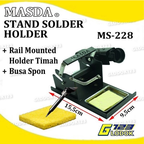 Stand Solder Mounted Holder Alat Tempat Tatakan Dudukan Soldering Kit