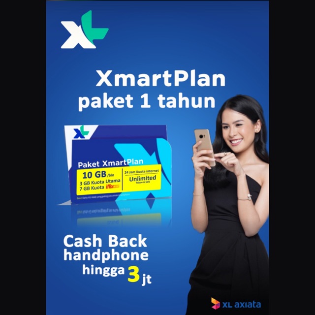 Xl Xmartplan Bayar 1x Dapat 12 Bulan Shopee Indonesia