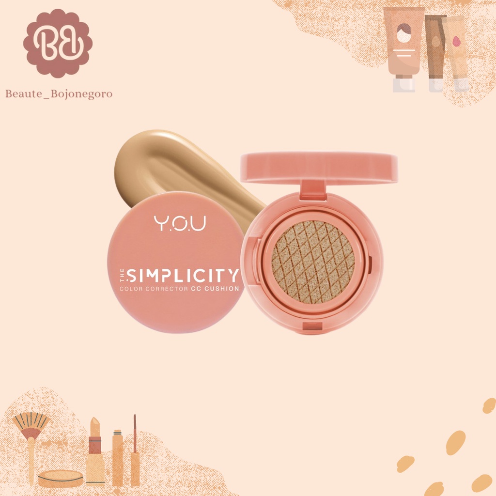❤ BB ❤ YOU The Simplicity Color Corrector CC Cushion by YOU Makeups