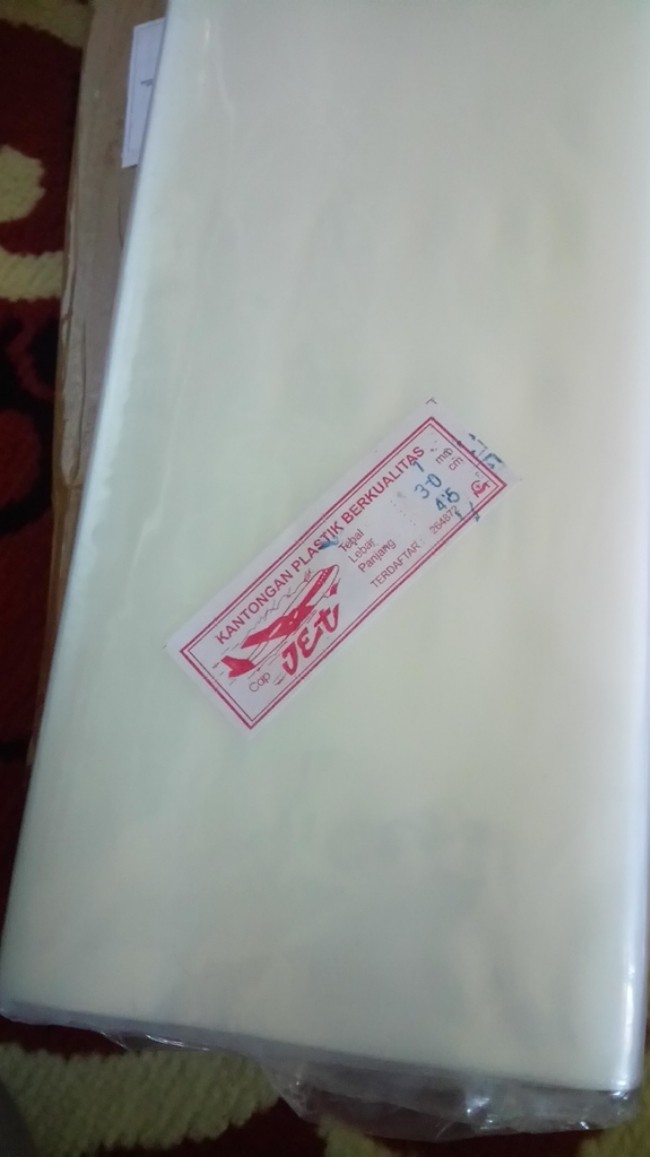 Plastik Beras / Plastik Beras 5 Kg / Pe 5 Kg Uk. 30x45 Cm / Plastik Pe Polos Untuk Beras 5 Kg Tebal