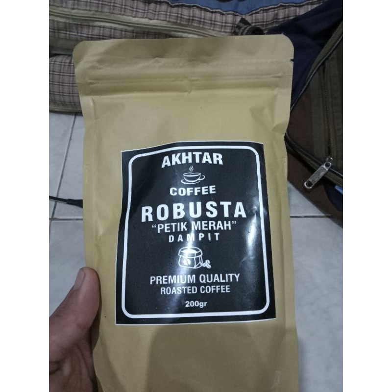 

kopi bubuk KOPI ROBUSTA dampit petik merah kopi dampit kopi AKHTAR