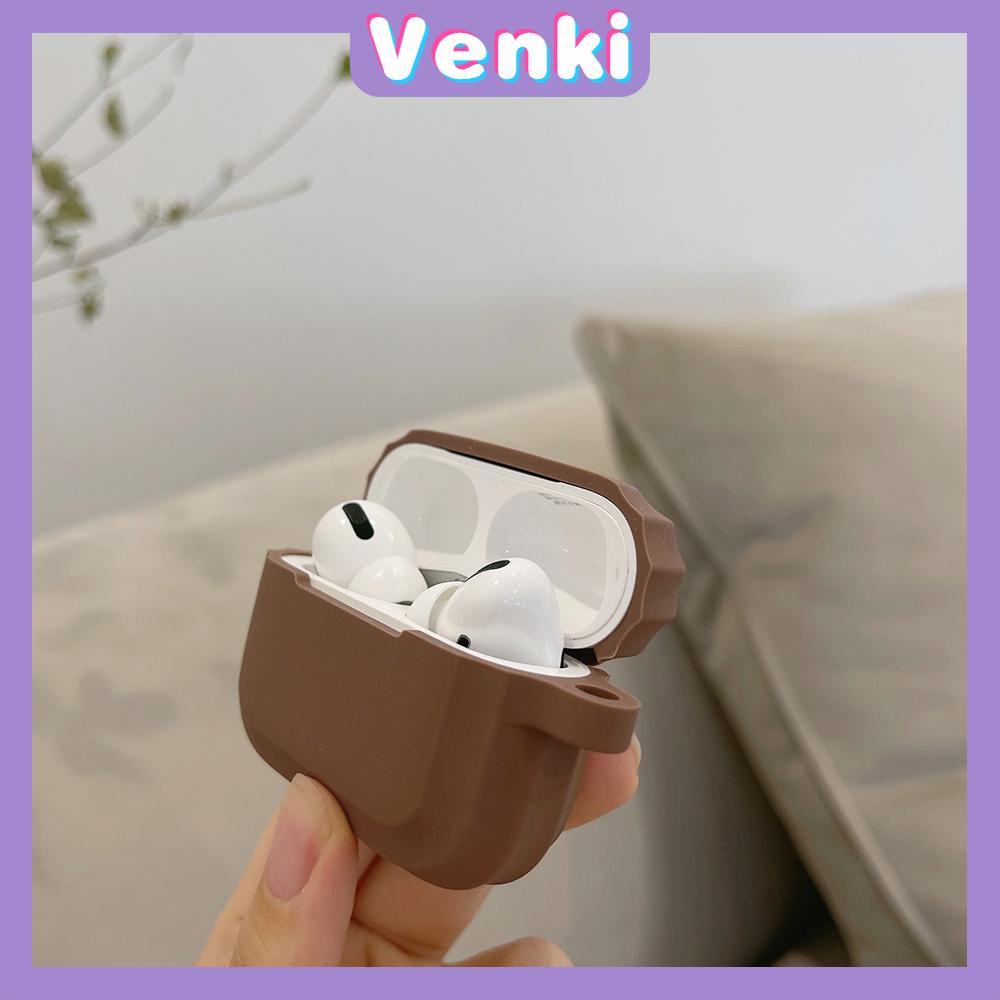 Airpods Pro Case Headphone Case Skin Feel Silicone Soft Case Shockproof Waterproof Full Coverage Brown Coffee Milk Tea Simple Style For Airpods1 Airpods2 Airpods3 Airpods Pro