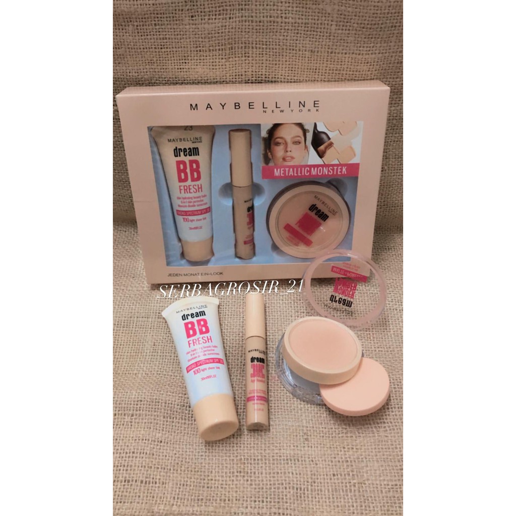 MAYBELLINE SET DREAM BB FRESH 3IN1 3373 / MAKEUP SET