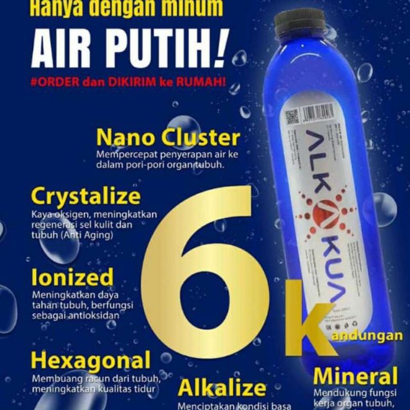 

ALKAKUA air kesehatan 1 dua isi 24 @500 ml