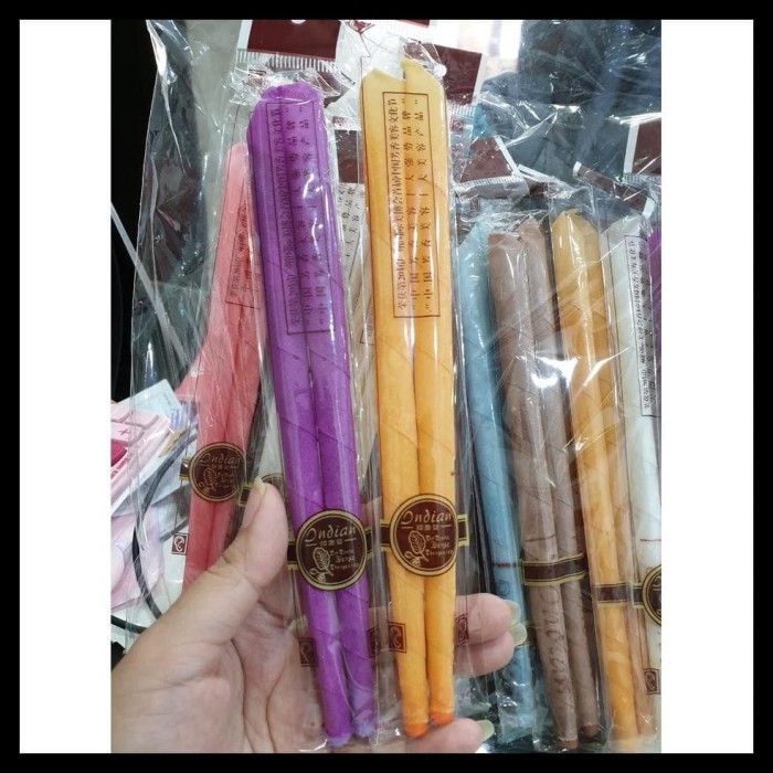 Lilin Terapi Telinga Kuping Ear Candle Pembersih Telinga Lilin Aroma Terapi Terompet Isi 2