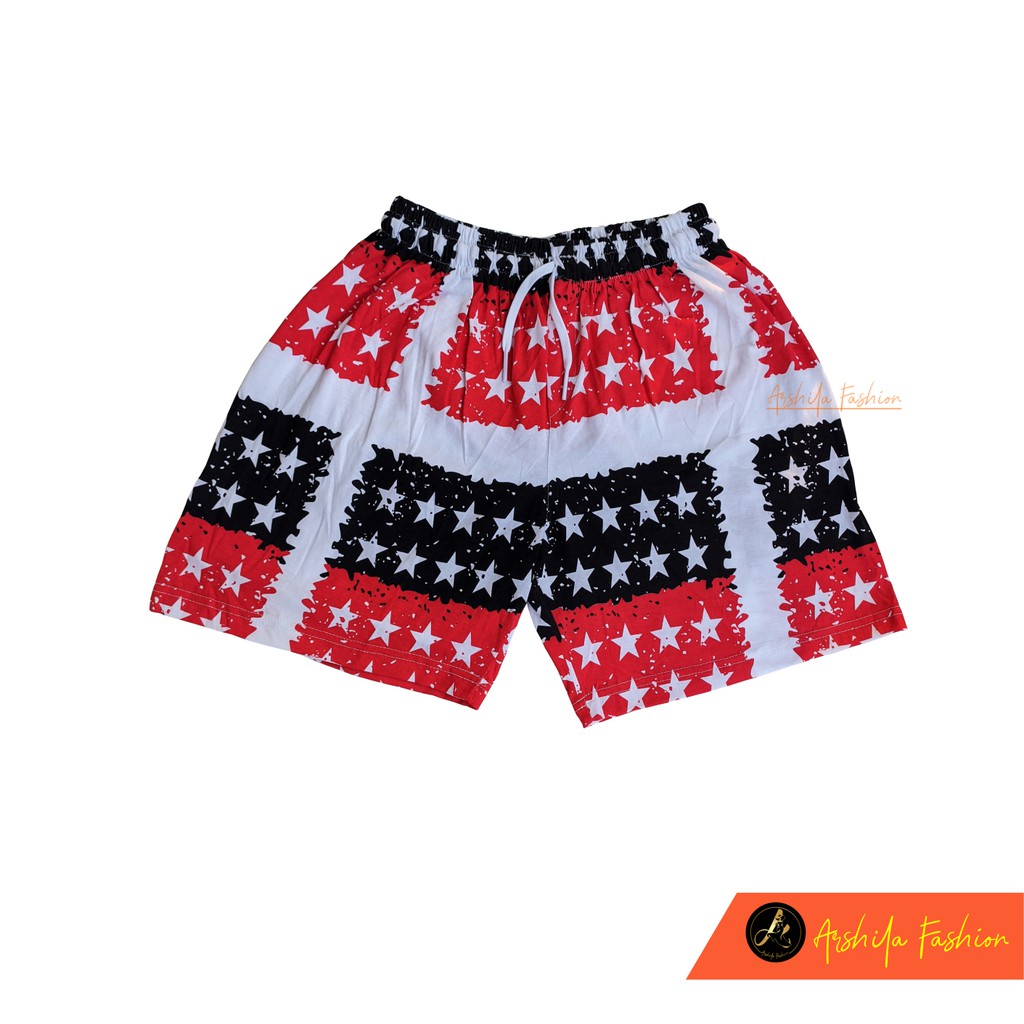 CELANA PENDEK PRIA / CELANA BOXER / CELANA PANTAI / ARSHILA_FASHION