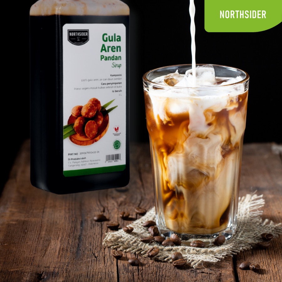 GULA AREN CAIR PANDAN 1 liter PREMIUM ASLI | KOPI SUSU - KUE - BOBA