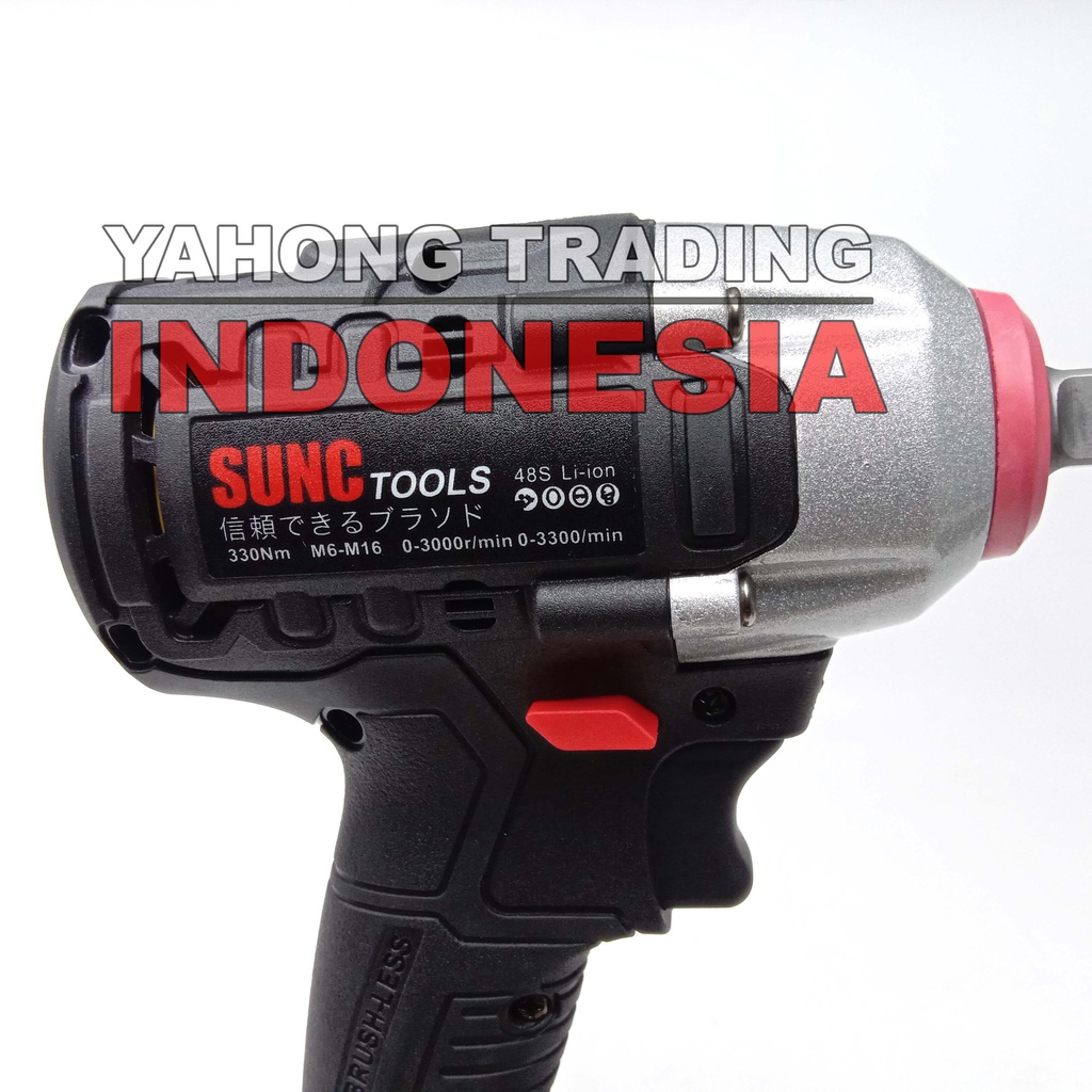 Mesin Impact Baterai Cordless Impact Wrench BRUSHLESS 48S SUNC TOOLS