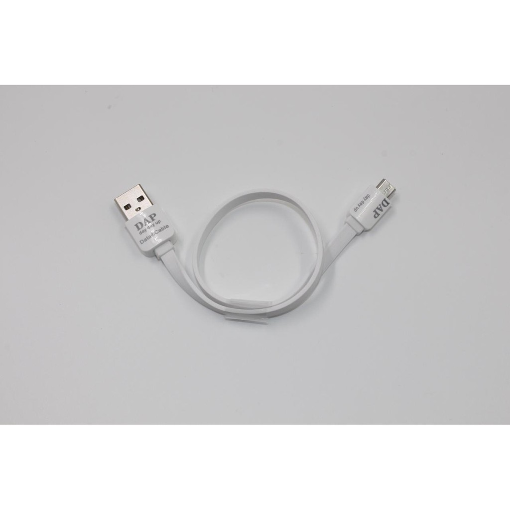 Kabel Data Android Kabel Charger DAP ORIGINAL DM30 Kabel Casan Micro V8 30cm 2.1A REAL