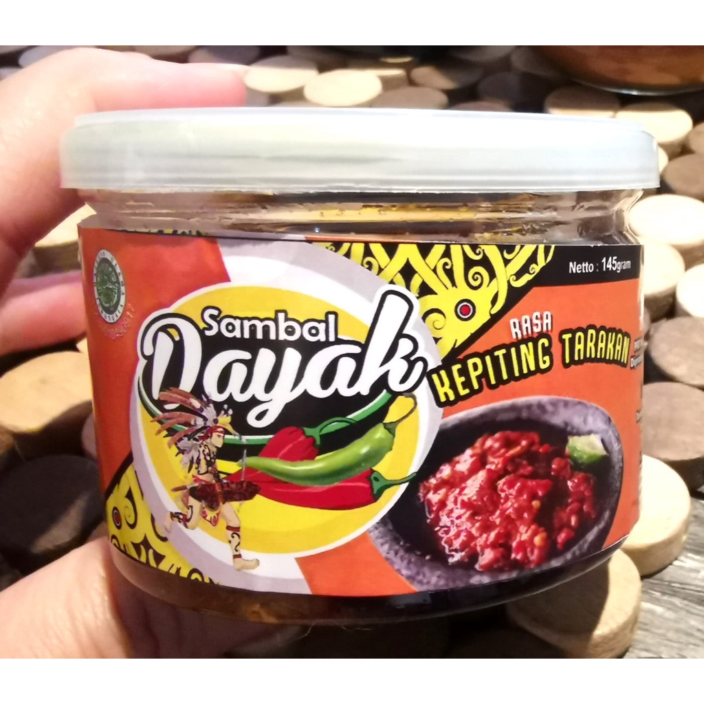 

SAMBAL DAYAK KEPITING TARAKAN 145gr /Sambal Kalimantan/Cabe Pedas