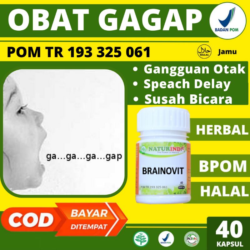 Herbal Gagap Gangguan Syaraf Otak Susah Bicara Terbata Bata Speech Delay Terlambat Bicara Generos