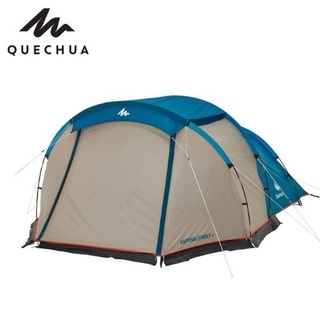 QUECHUA Tenda Camping ARPENAZ Kemah 4 Orang - ARPENAZ 4.0 Family CAMPING TENT 4 Person 1 Bedroom