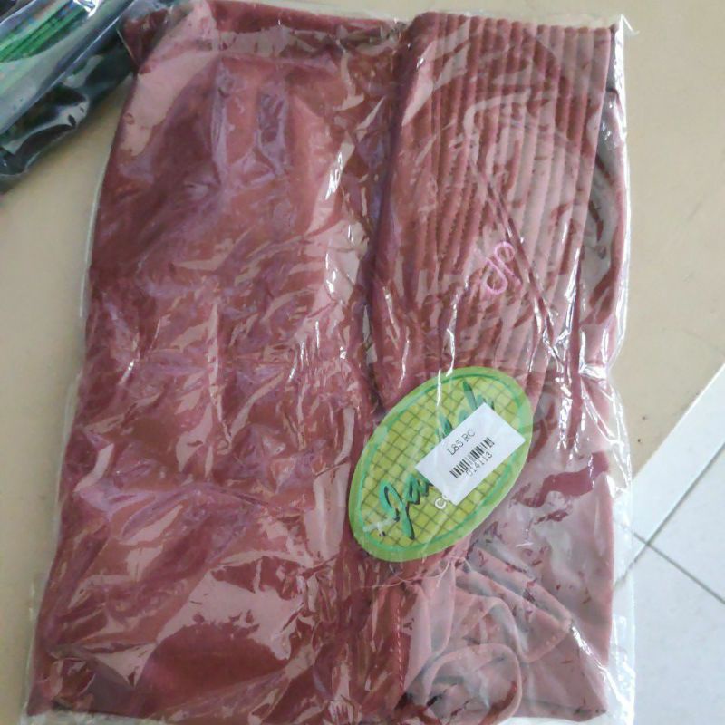 L 85 RC JILBAB BERGO ORIGINAL JAMILAH HIJAB | L 85 RC Tanpa Payet ORIGINAL Size M-Rose brown