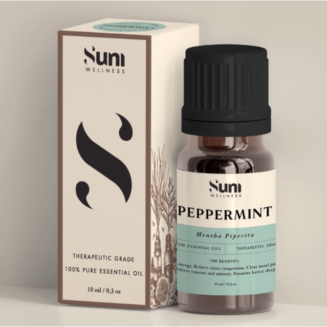 Suni Wellness Essential Oil Peppermint 10ml - Peppermint Essential Oil