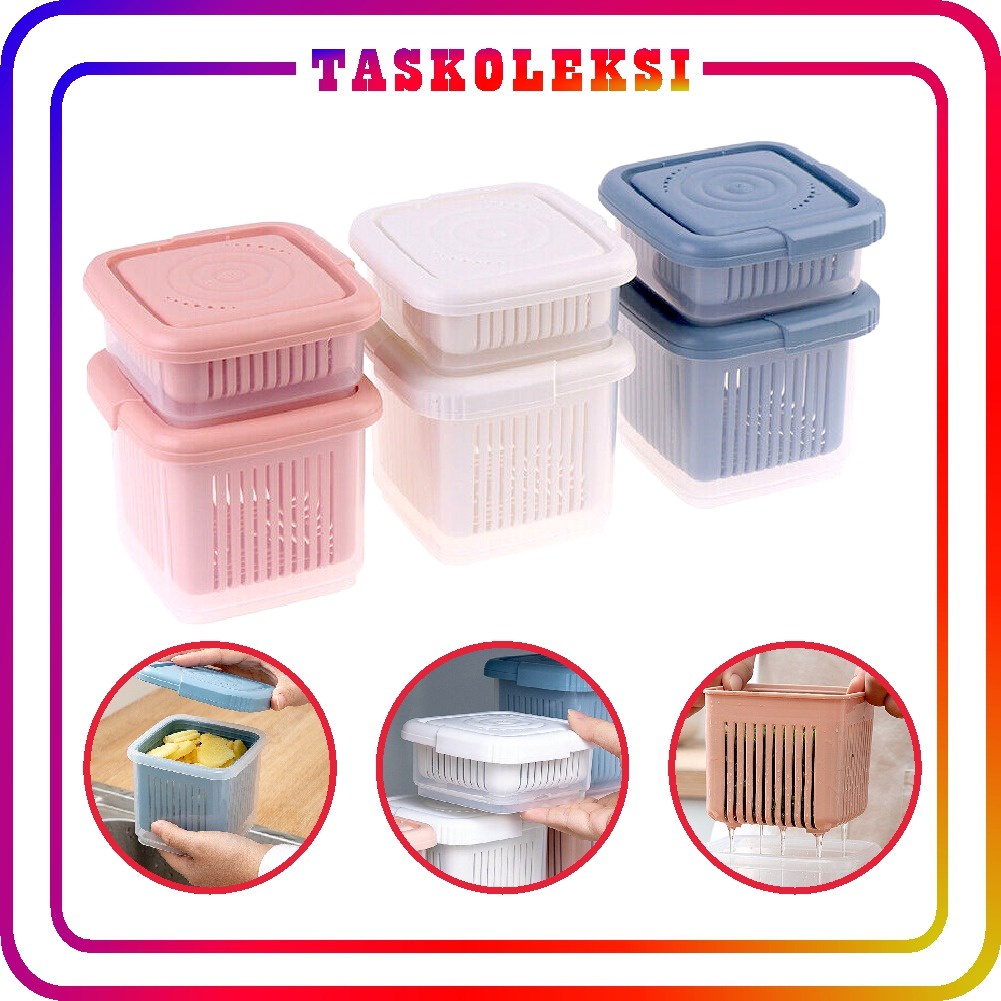 ☛TK☚ DC001 Food Container Kotak Tempat Makan Toples Plastik Penyimpanan