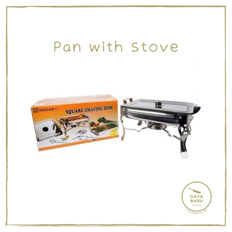 Prasmanan / Panci Prasmanan / Wadah Saji Prasmanan / Pan with Stove