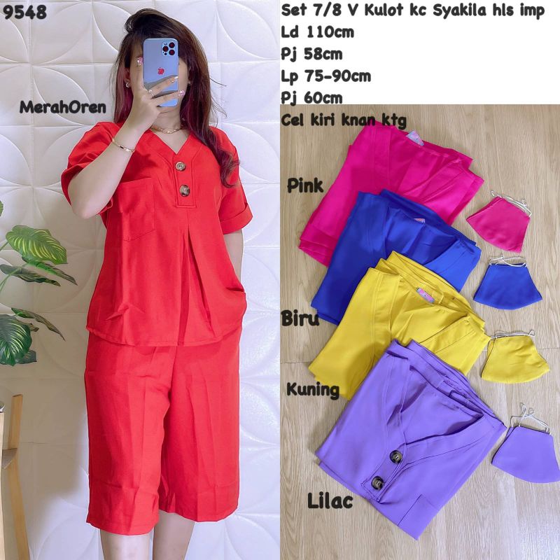 Setelan 7/8 Kulot